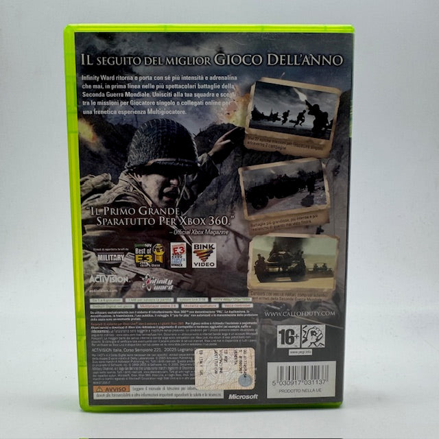 Call of Duty 2 Xbox 360 PAL ITA (Usato)