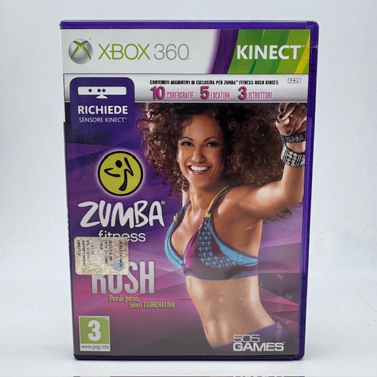 Zumba Fitness Rush (Richiede KINECT) Xbox 360 PAL ITA (USATO)