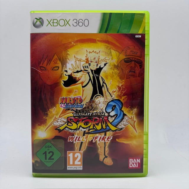 Naruto Ultimate Ninja Storm 3 Will Of Fire Xbox 360 Pal UK ITA (USATO)