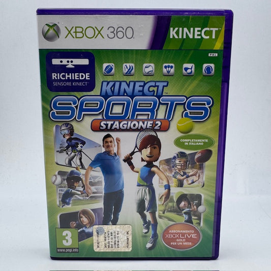 KINECT SPORTS STAGIONE 2 Xbox 360 PAL ITA (USATO)