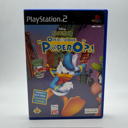 Disney Paperino Operazione Papero Ps2 Playstation 2 PAL ITA (USATO)