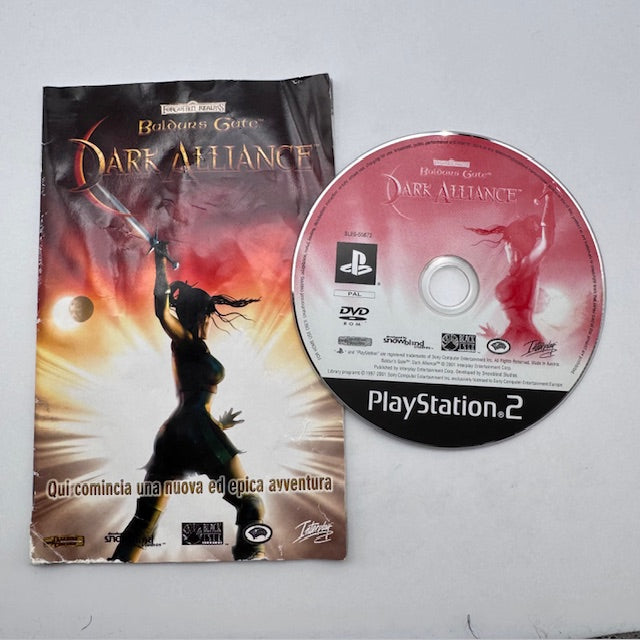 Baldur's Gate Dark Alliance PS2 Playstation 2 PAL ITA (USATO)