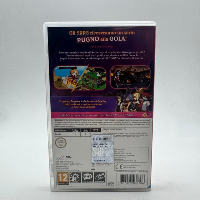 Disgaea 6: Defiance of Destiny Nintendo Switch PAL ITA (usato)