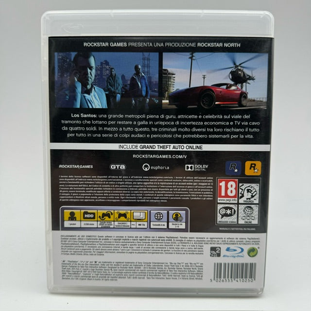 Grand Theft Auto V Sony Playstation 3 Pal Ita (USATO)