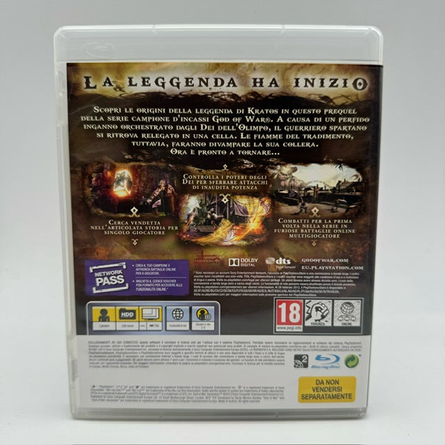 God Of War Ascension Bundle Copy Sony Playstation 3 Pal Ita (USATO)