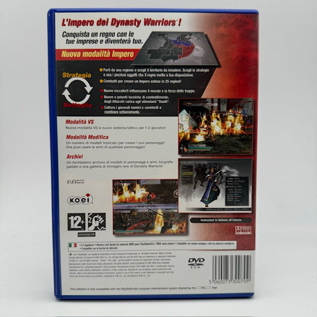 Dynasty Warriors 4 Empires PS2 Playstation 2 PAL ITA (USATO)