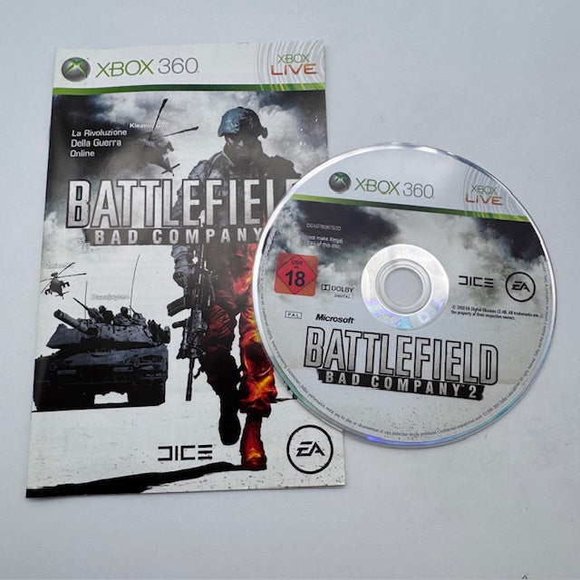 BATTLEFIELD BAD COMPANY 2 Xbox 360 PAL ITA (USATO)