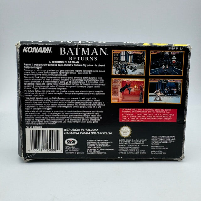 Batman Returns SNES Super Nintendo PAL ITA GIG (Usato)