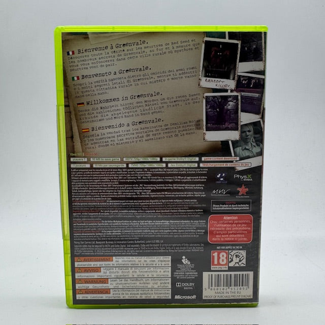 Deadly Premonition Xbox 360 PAL ITA (Usato)