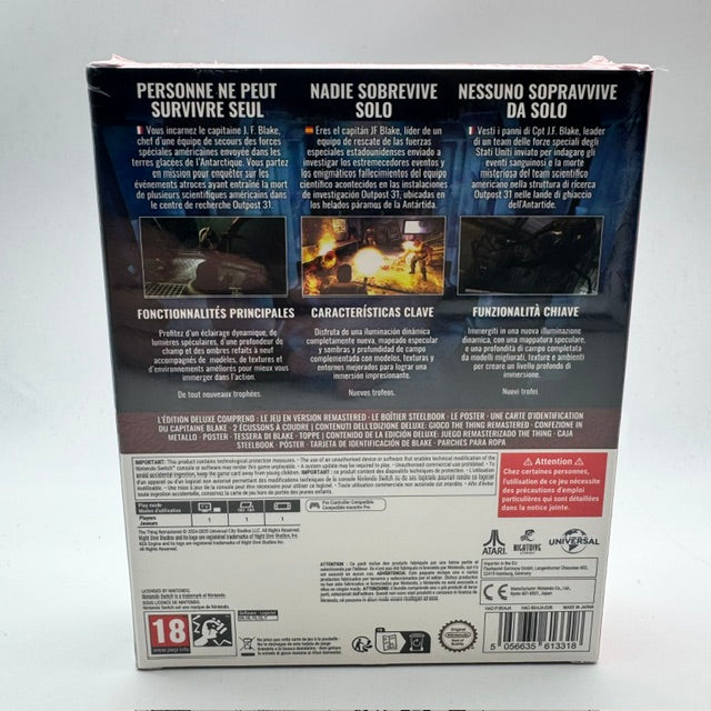 The Thing Remastered Deluxe Edition Nintendo Switch PAL ITA (nuovo)
