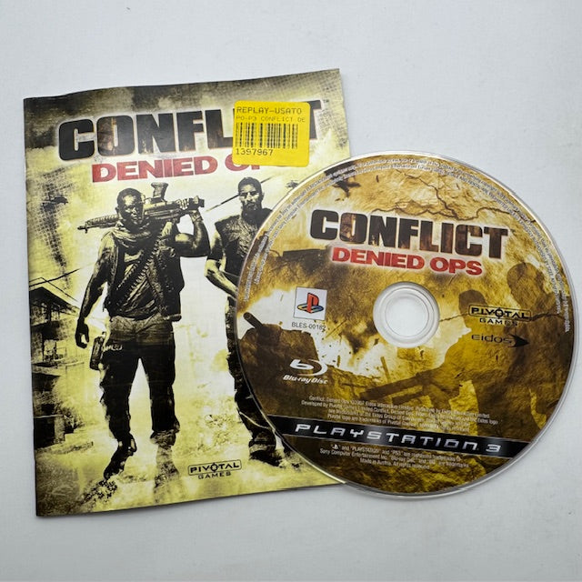 Conflict Denied Ops PS3 Playstation 3 PAL ITA (usato)