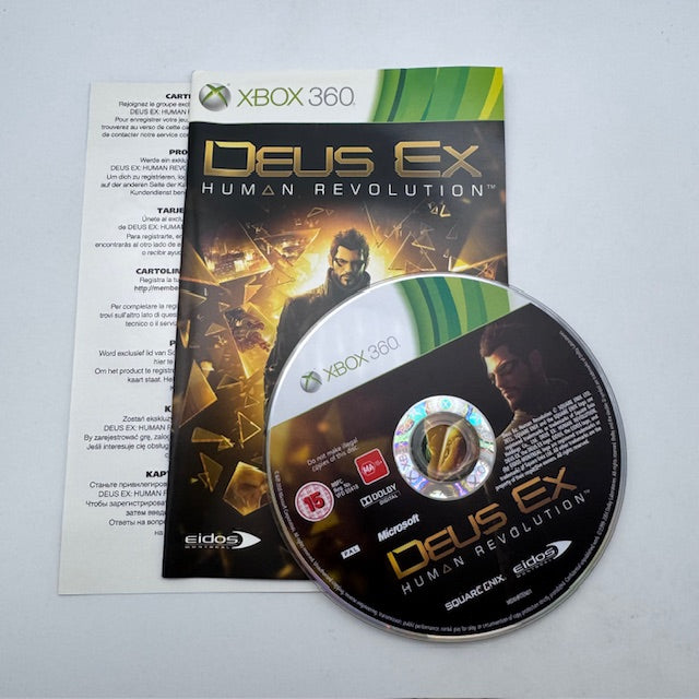 DEUS EX HUMAN REVOLUTION Xbox 360 PAL UK (USATO)