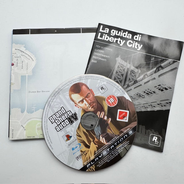 Grand Therft Auto IV PS3 Playstation 3 PAL ITA (usato)