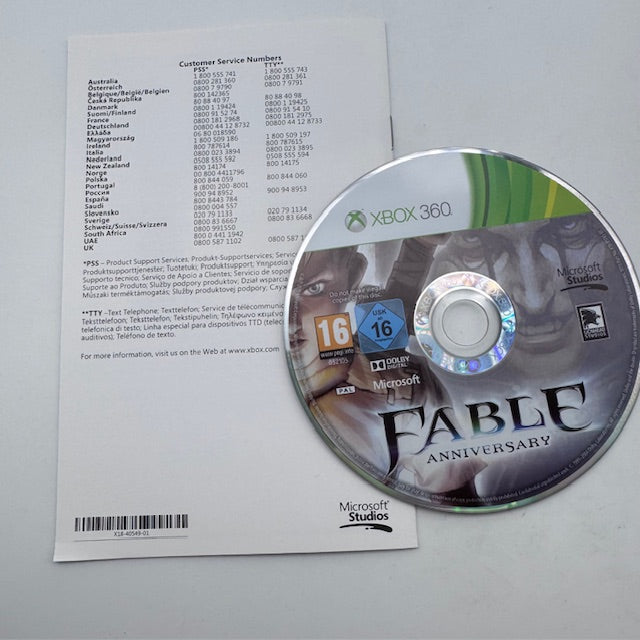 Fable Anniversary (Bundle copy) Xbox 360 PAL ITA/GER (USATO)