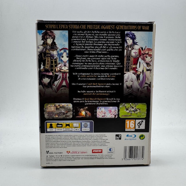 Agarest Zero Generation of War PS3 Playstation 3 PAL ITA (usato)