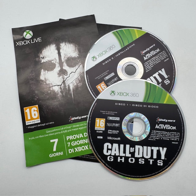 Call of Duty Ghosts Xbox 360 PAL ITA (Usato)
