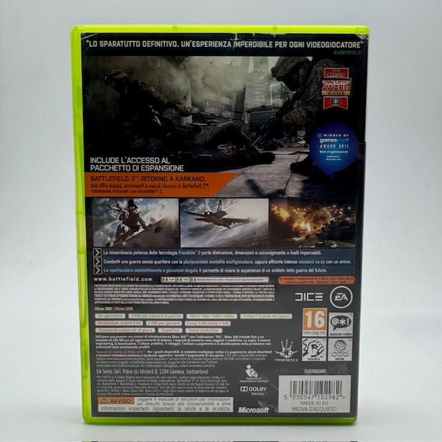 Battlefield 3 Limited Edition Xbox 360 PAL ITA (Usato)
