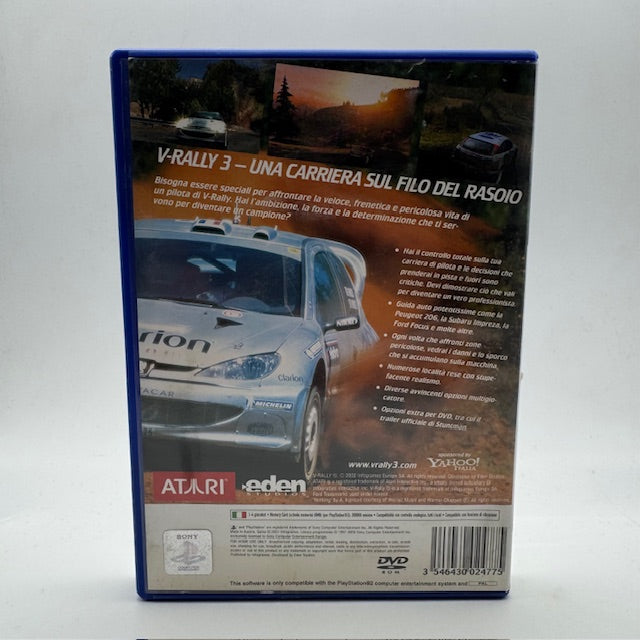 V-Rally 3 Ps2 Playstation 2 PAL ITA (USATO)