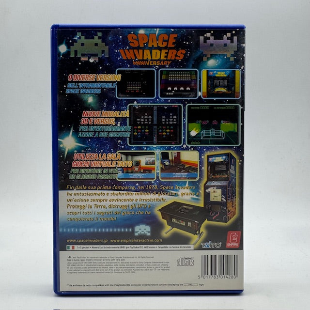 Space Invaders Anniversary PS2 Playstation 2 PAL ITA (USATO)