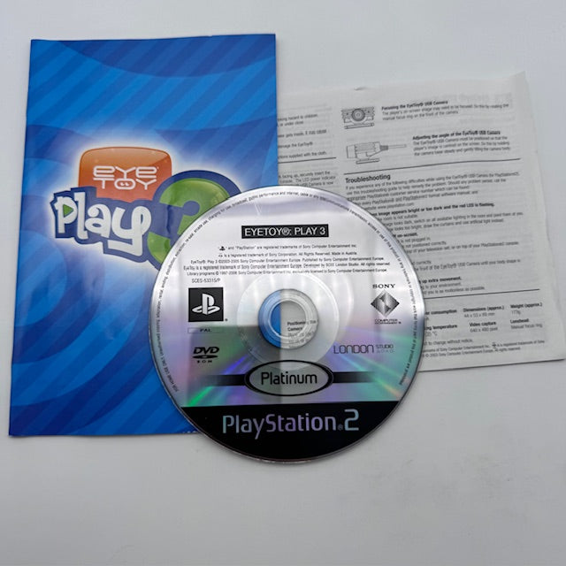 EyeToy Play 3 Platinum PS2 Playstation 2 PAL ITA (USATO)