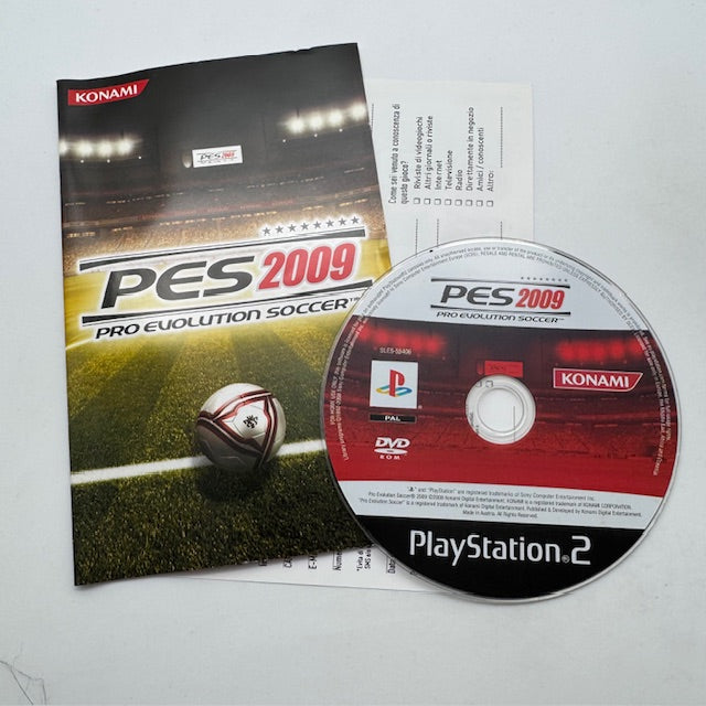 PES 2009 Pro Evolution Soccer PS 2 Playstation 2 PAL ITA (Usato)