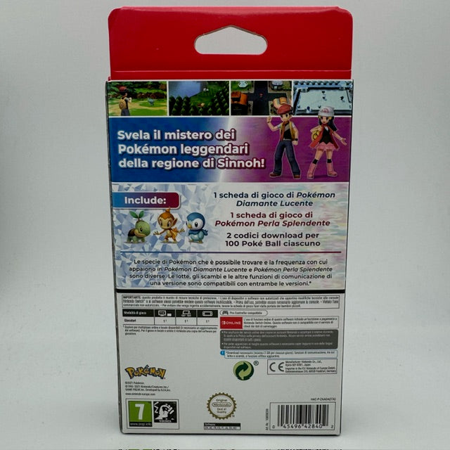 Pokemon Diamante Lucente + Perla Splendente Nintendo Switch PAL ITA (NUOVO)