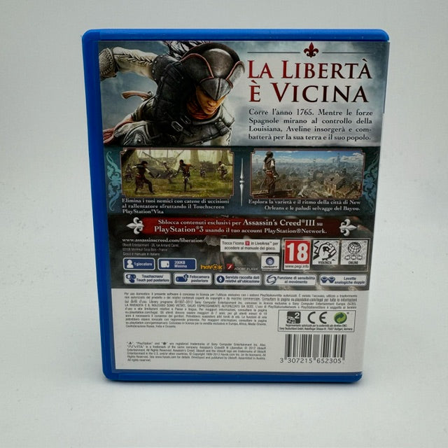 Assassin's Creed III 3 Liberation Sony PS Vita PAL ITA (USATO)