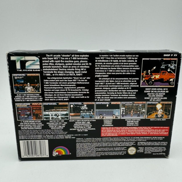 T2 The Arcade Game Terminator 2 SNES Super Nintendo PAL GIG (Usato)