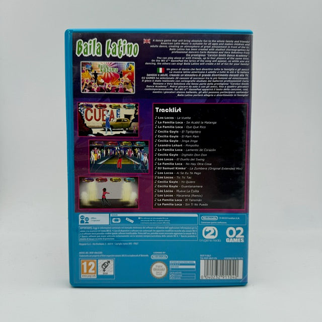 Baila Latino  Nintendo WiiU PAL  Triangolo Blu (NUOVO  CELLOPHANE RIMOSSO)