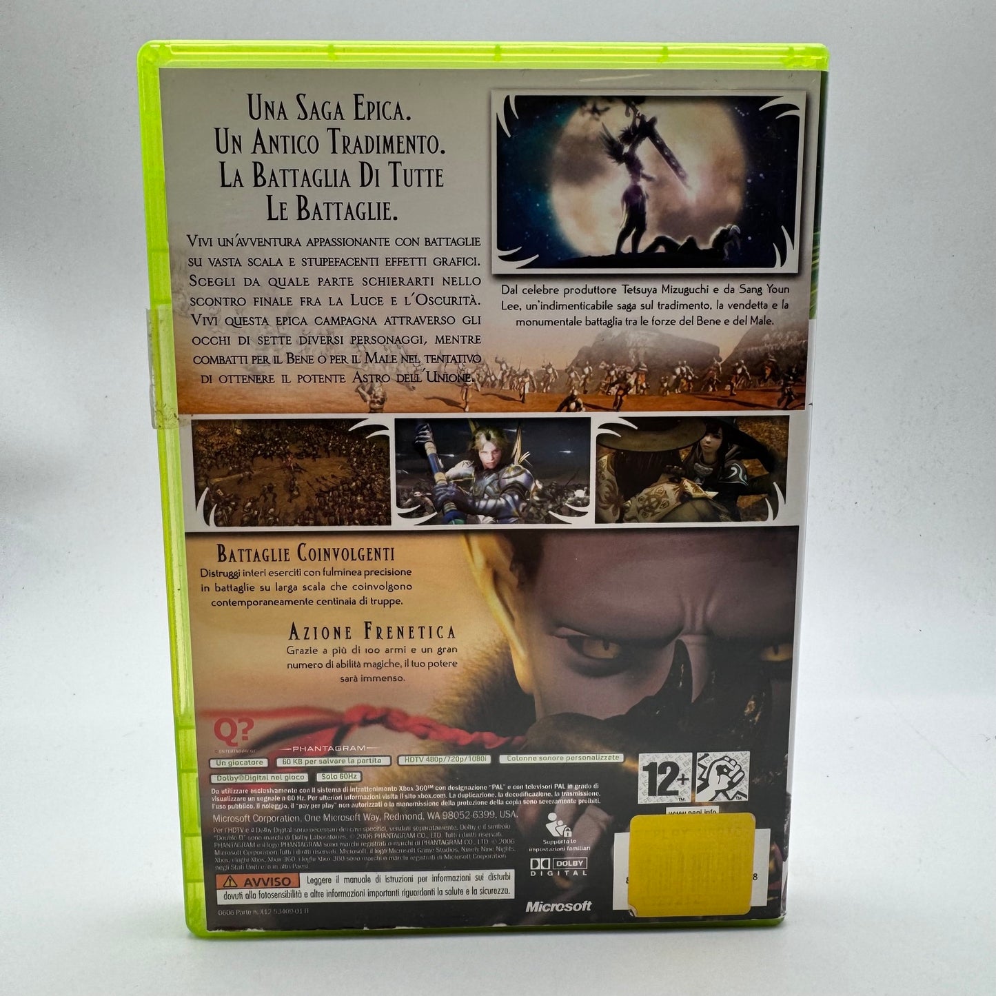 N3 Ninety-Nine Nights Xbox 360 PAL ITA (USATO)