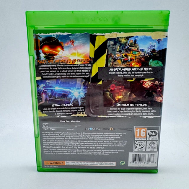 Sunset Overdrive Xbox One/Series X PAL UK (USATO)