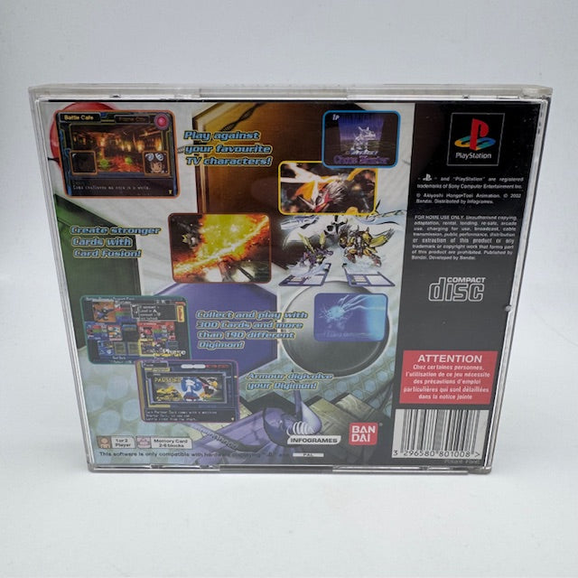 Digimon Digital Card Battle PS1 Playstation 1 PAL UK (USATO)