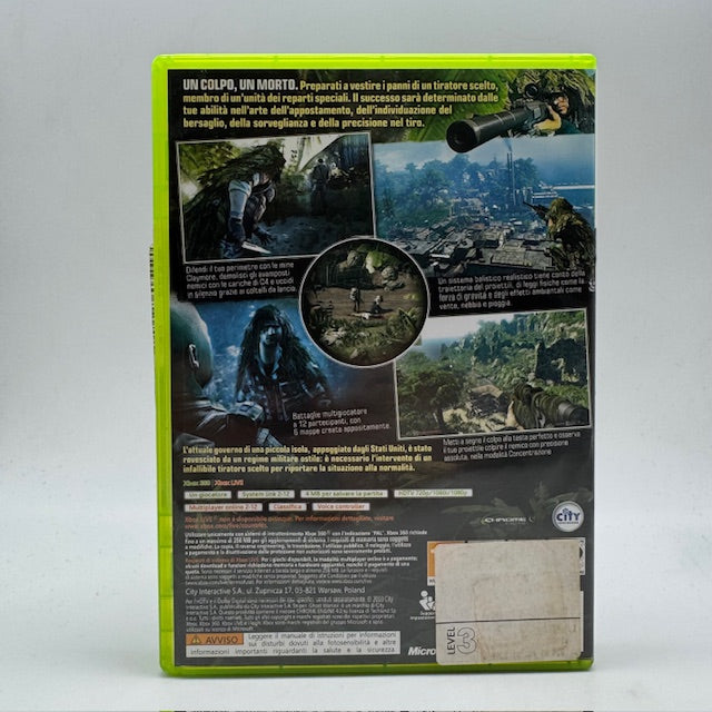 Sniper Ghost Warrior Xbox 360 PAL ITA (Usato)