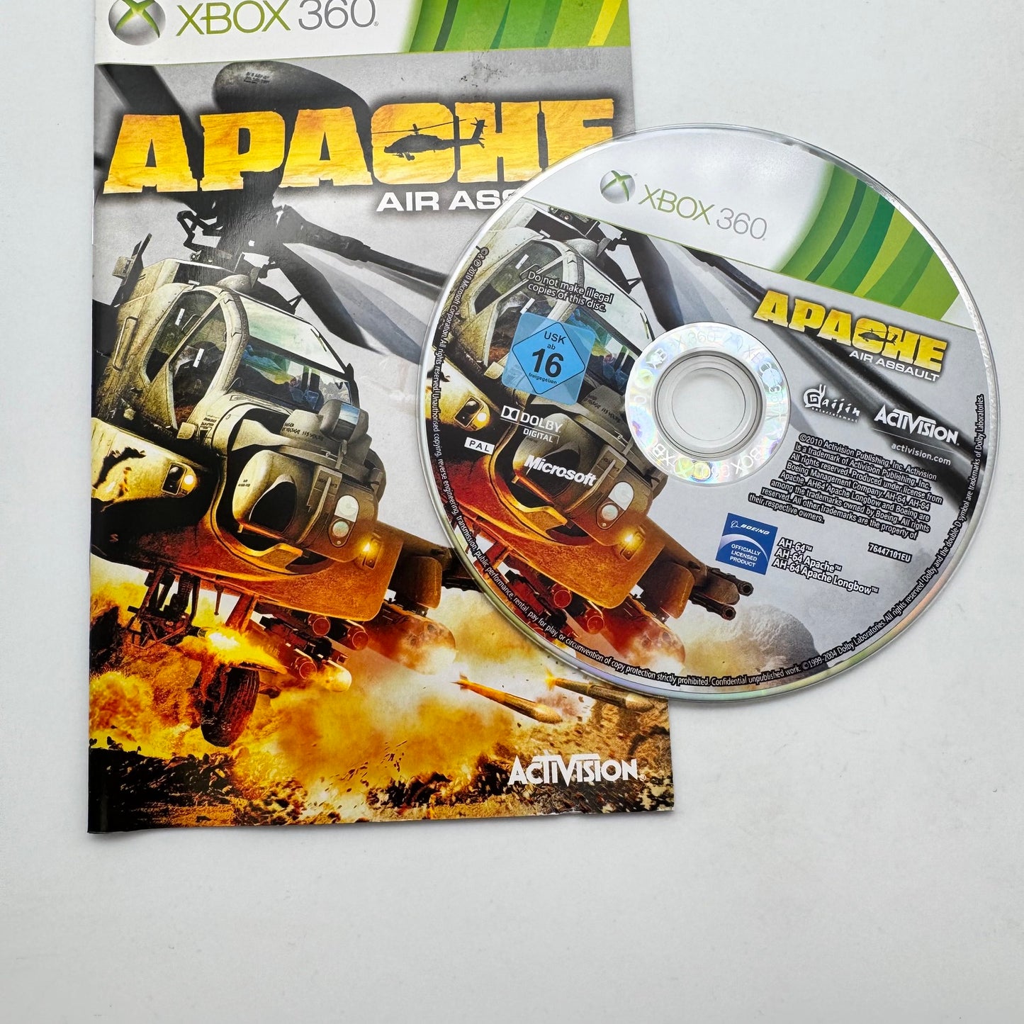 Apache Air Assault Xbox 360 PAL ITA (USATO)