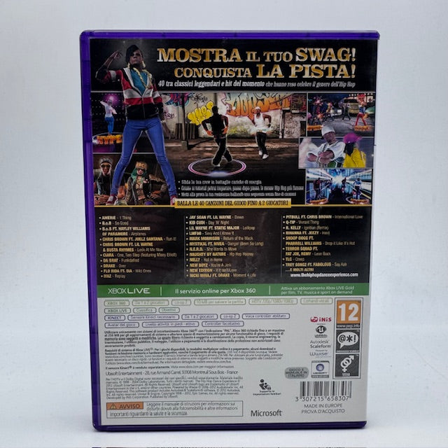 THE HIP HOP Dance Experience (Richiede KINECT) Xbox 360 PAL ITA (USATO)