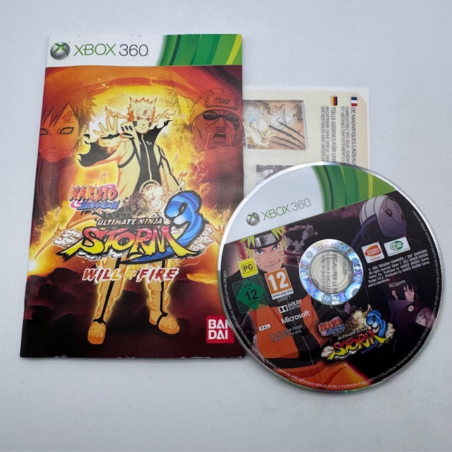 Naruto Ultimate Ninja Storm 3 Will Of Fire Xbox 360 Pal UK ITA (USATO)