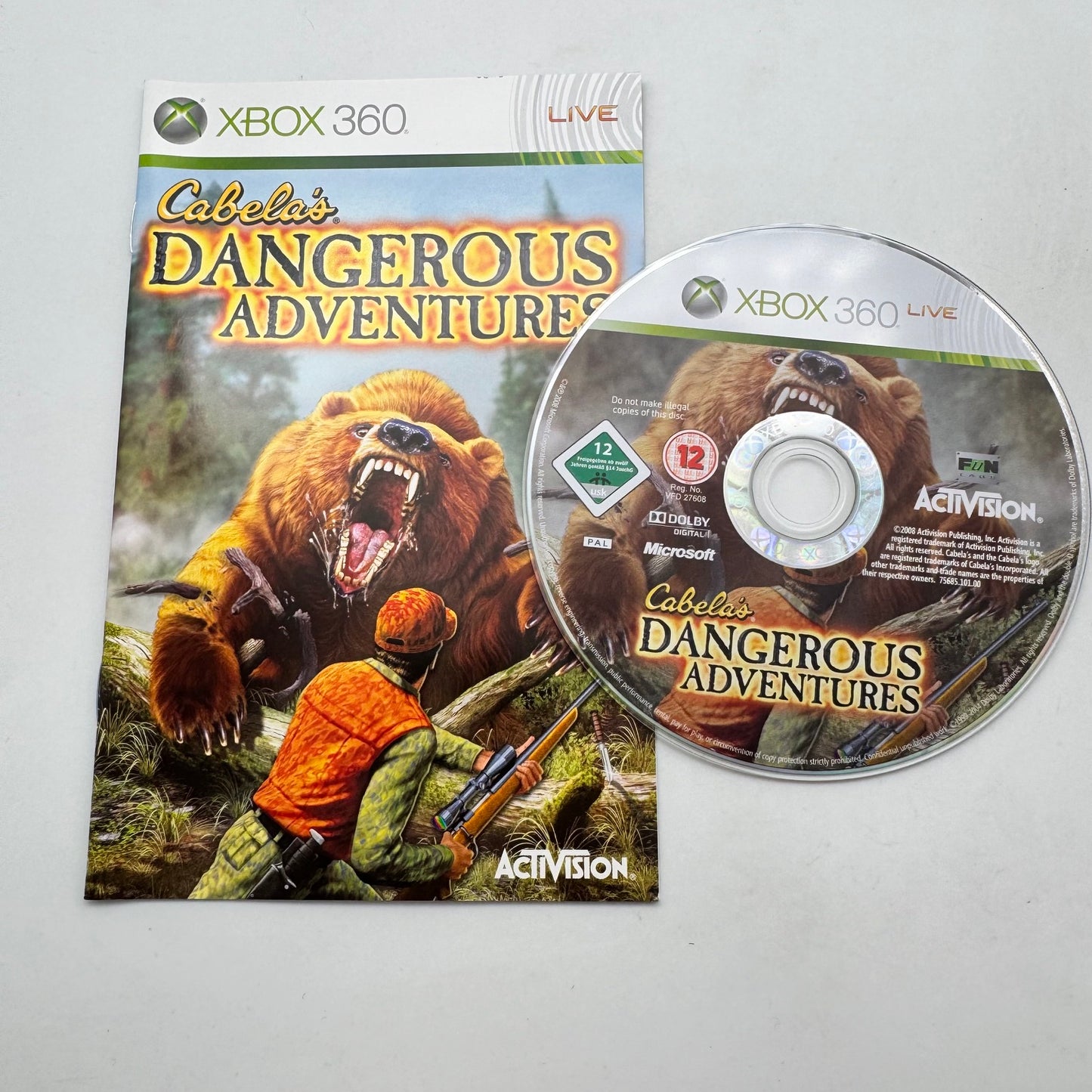 Cabela's Dangerous Adventures Xbox 360 PAL ITA (USATO)