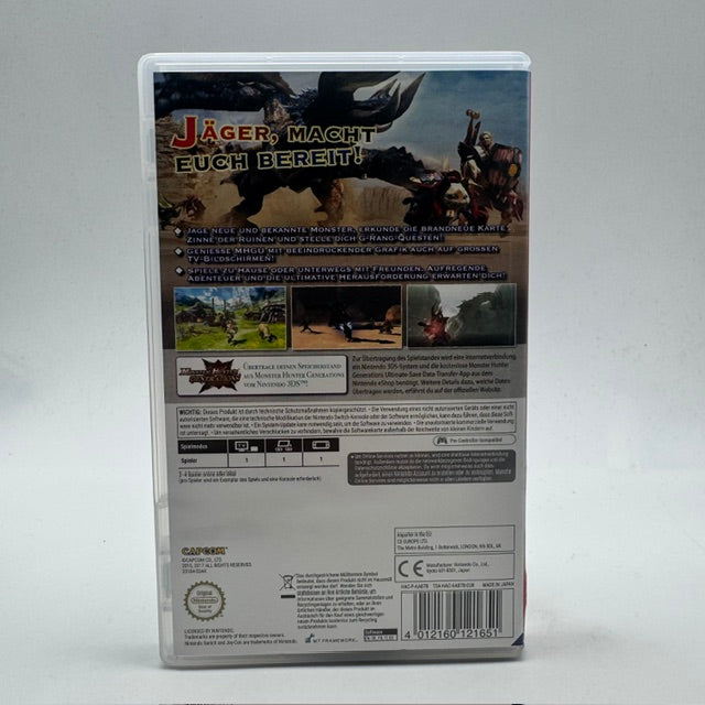 Monster Hunter Generation Ultimate Nintendo Switch PAL GERM (usato)