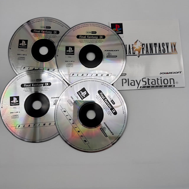 Final Fantasy IX 9 Platinum PS1 Playstation 1 PAL ITA (USATO)