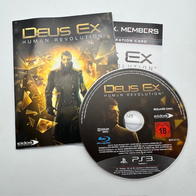 Deus Ex Human Revolution PS3 Playstation 3 PAL ITA (usato)