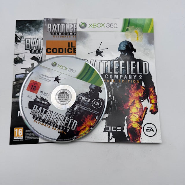 BATTLEFIELD BAD COMPANY 2 Ultimate Edition Xbox 360 PAL ITA (USATO)