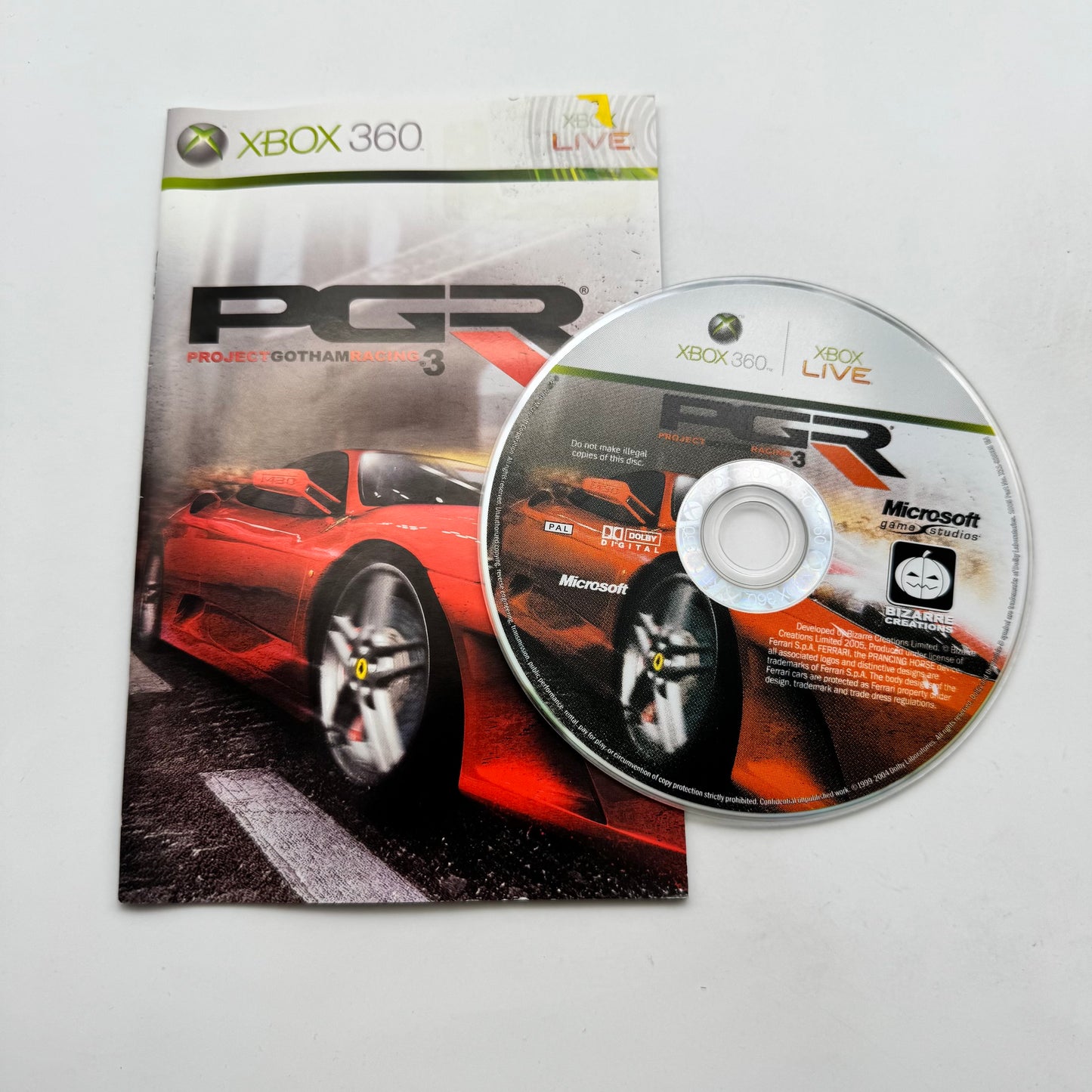 PGR Project Gotham Racing 3 Xbox 360 PAL ITA (USATO)