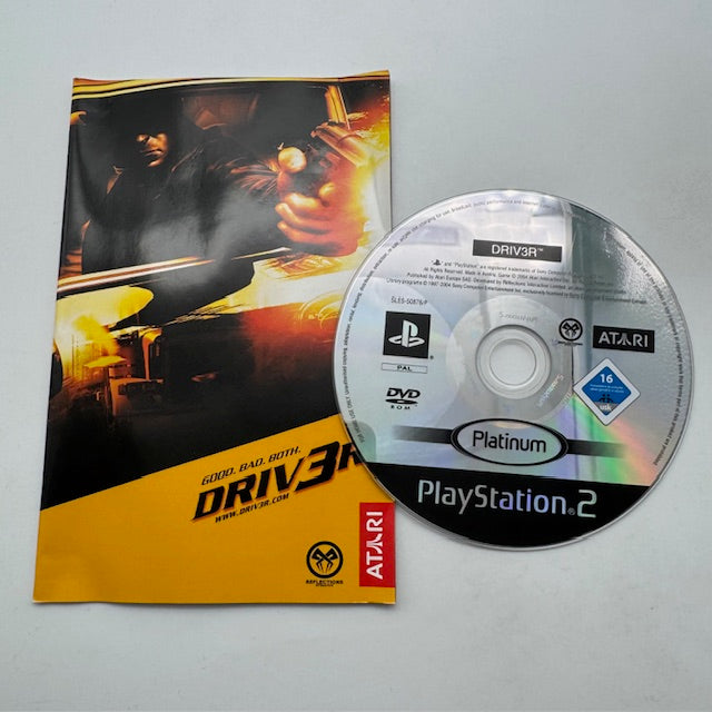 Driver 3 Platinum Ps2 Playstation 2 PAL ITA (USATO)