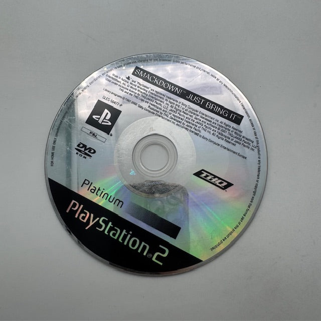 WWI Smackdown! Just bring it PS 2 Playstation 2 PAL ITA (Usato)