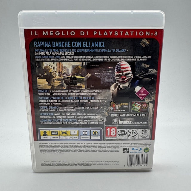PayDay 2 PS3 Playstation 3 PAL ITA (usato)