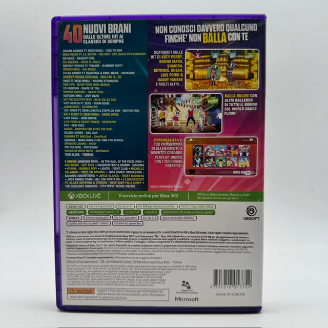 Just Dance 2018 Xbox 360 PAL ITA (USATO)