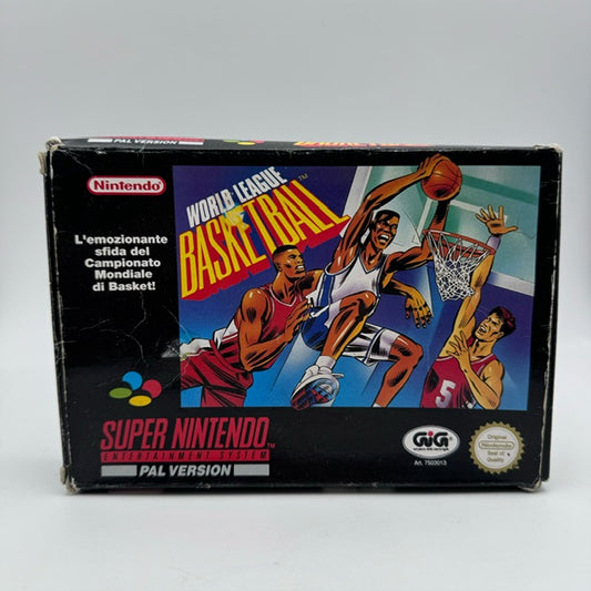 World League Basket SNES Super Nintendo PAL ITA GIG (Usato)