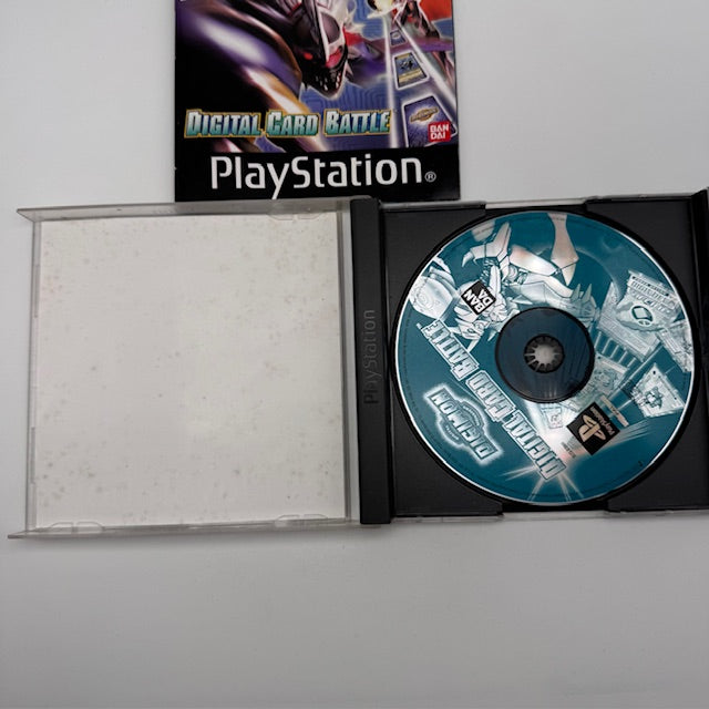 Digimon Digital Card Battle PS1 Playstation 1 PAL UK (USATO)