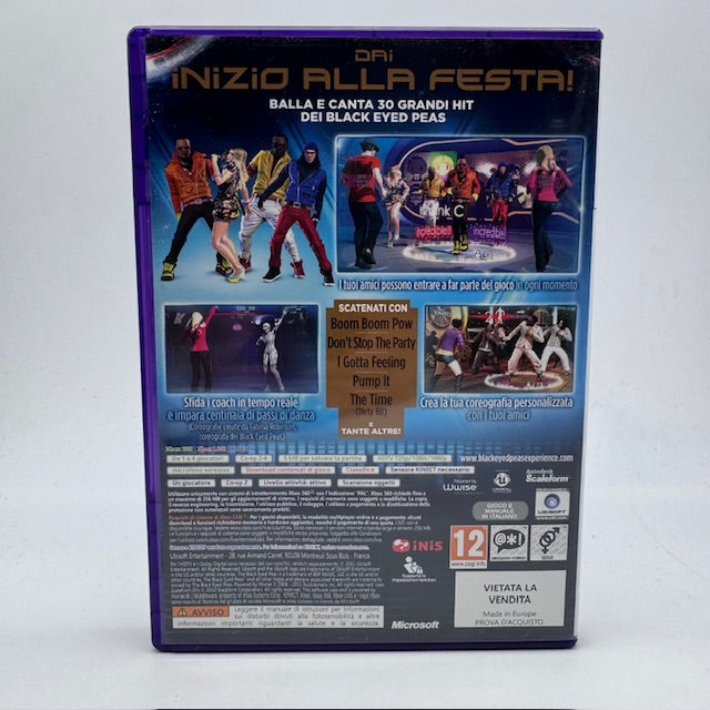 The Black Eyed Peas Experience (Richiede KINECT) Xbox 360 PAL ITA (USATO)