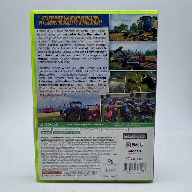 Farming Simulator 15 Xbox 360 PAL GER (USATO)